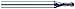 YG-1 Solid Carbide Endmill - X-POWER - 1/8 x 1/2 x 1 1/2 OAL Carbide 30? Helix 2 Flute ALTiN Square End End Mill