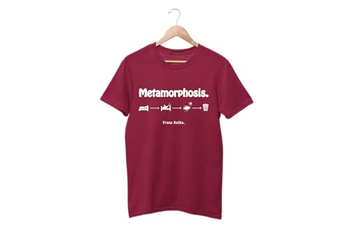 Image of Metamorphosis by Franz Kafka Minimalistic Design Premium 180 GSM 100% Cotton T-Shirt Ultra-Soft, Breathable & Durable Fabric