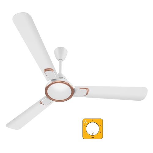 Image of atomberg Erica Signature 1230mm BLDC Ceiling Fan | | Regulator Operated | Advance air+ technology | BEE rated 5 star | Low noise operation | 3 Years Warranty (Gloss White)