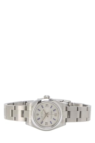 Pre-Loved Rolex White Roman Oyster Perpetual 24mm 76080, White3