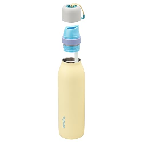 Image of Owala FreeSip Twist Stainless Steel Water Bottle 18 oz Sunny Daze