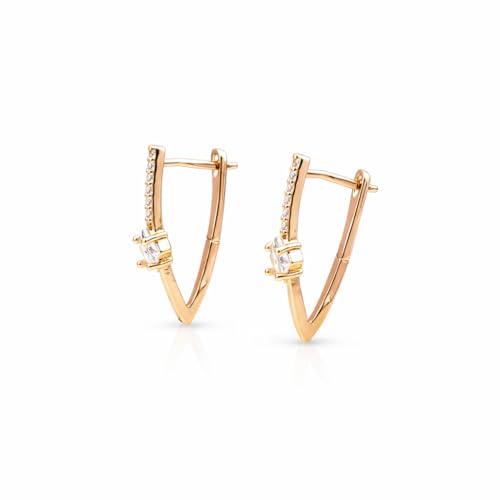 Image of Modern Dangle Earrings for Women | Chic Statement Earrings for Girls | Stylish Lightweight Fashion Jewelry for Casual, Party & Special Occasions