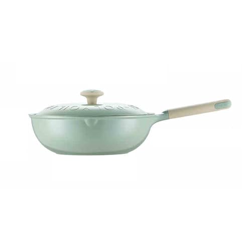 Wok de aleación de aluminio con tapa y mango Bakelite 30 cm