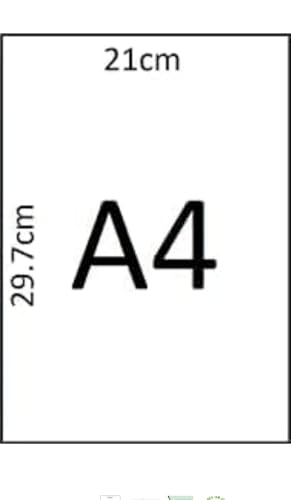Image of Century PACKWELL Green A4 Size Sheet 70 GSM Blank (Unruled) White Copier Printer Xerox Multipurpose Paper in bulk - Pack of 5 Reams (5 x 500 Sheets)