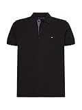  Tommy Hilfiger Herren Shirt Contrast Placket Regular Polo Mw0mw19379 Schwarz L