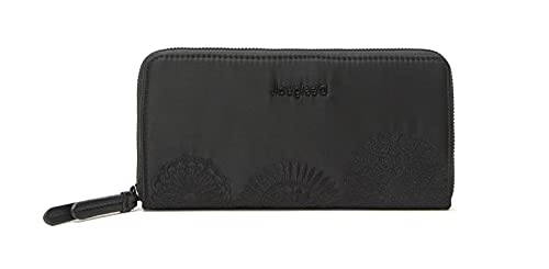 Desigual Womens Mone_MANDARALA Fiona Accessory-Travel Wallet, Black
