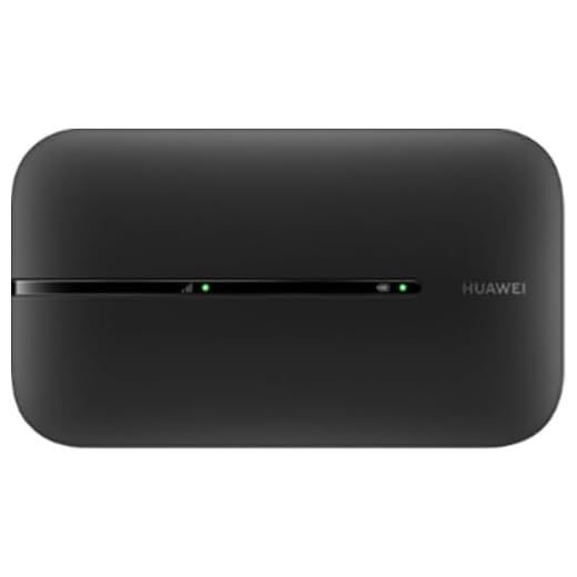 Huawei 4G Mobile WiFi 3 Mobile WiFi 4G LTE (CAT7+) Point d'accès, vitesse de décharge jusqu'à 300 Mbps, batterie rechargeable de 1500 mAh, aucune configuration requise, Wi-Fi portable, noir