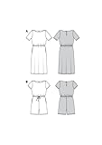  Burda Style Katalog-Schnittmuster Sommerliches Kleid und Overall  Damen, Gr. 34-44  Nählevel: Leicht #6004