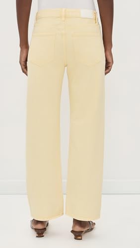 Image of PISTOLA - Lexi Mid Rise, Signature Bowed Straight Jeans - Light Denim Jeans