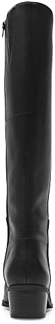 Rockport Women's Evalyn Tall Boot Easy Care Fashion, Black Leather, 8 | Image 4