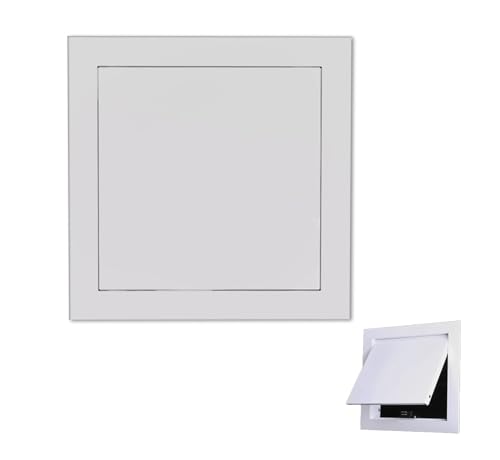 Puerta de acceso para paredes y techos en formato metálico blanco 30x35 cm 2