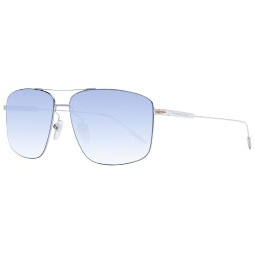 Gafas de sol Ermenegildo Zegna EZ 0188 -D, ajuste asiático, 16 W, paladio brillante, Vicuña /, Paladio brillante/Vicuña, 60