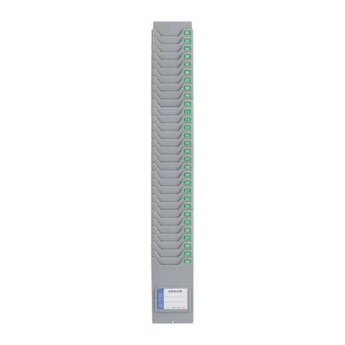 Gitohoni Wall Mount Time Card Holder with Screw for Payroll in Office and Factory, with 30 Pocket Slots