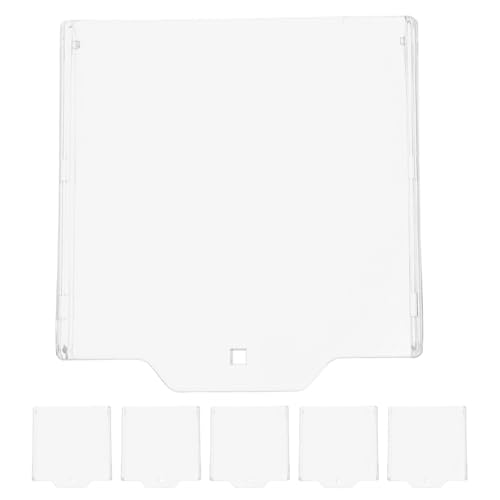 Angoily Copertura per stazione di chiamata antincendio da 6 pezzi - Copertura per punto di chiamata manuale - Protezione trasparente per allarme antincendio - Protezione anti-intemperie per edifici