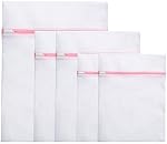 Mesh Laundry Bags With Zipper Garment Clothing Washing Bags for Lingerie, Socks, Laundry, Blouse, Bra, Hosiery, Stocking, Underwear, Travel Storage Organize Bag (5Pcs)