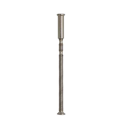 30 Sets M3 Türgriff Befestigungsschrauben Mit Hülsen – Vernickelt, Länge 60 Mm, Verstellbar Für Türen 35-60 Mm Dicke