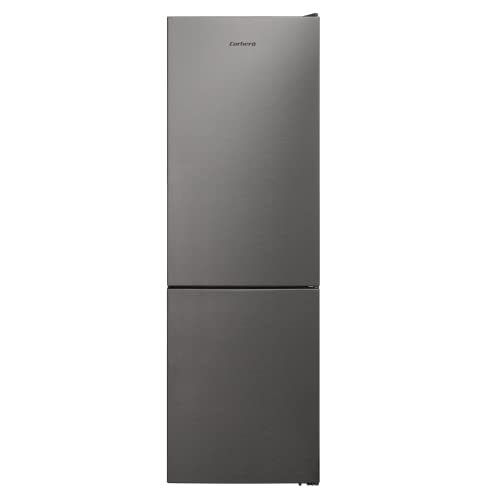 Corberó - Frigorífico Combi 295L | CC594V22NFX | No Frost | Luz LED Avanzada | Cajón Crisper & Fresh Box Convertible | Silencioso 41 dB | Control Electrónico Dual | Eficiencia Energética E, Gris
