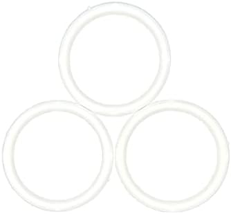 Crafts Central White Plastic Rings 12 Pieces - for Arts & Crafts and DIY's (4" Inch Ring) image 2