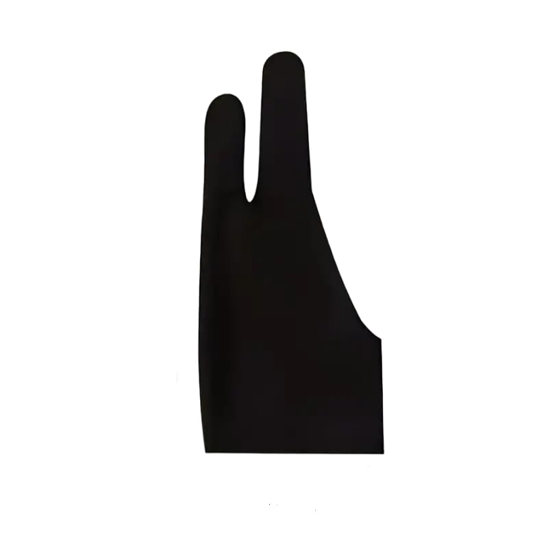 Guantes de dibujo de precisión SEDLAV para artistas – Juego de dos dedos para tabletas gráficas y iPad, protección para mano izquierda y derecha miniatura 1