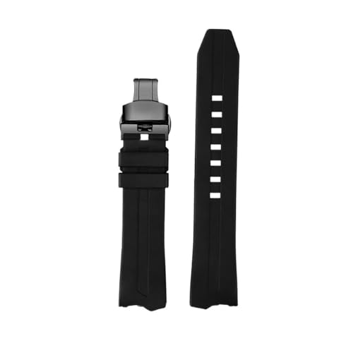 Bracelet montre caoutchouc 20mm pour Hamilton Adventure H24585331 Noir
