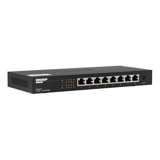 QNAP QSW-1108-8T 8-Port 2.5GbE Unmanaged Switch, único