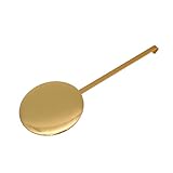 KORENJUL Quartz Wall Clock Accessories Pendulum Metal Pendulum High Gloss Gold Custom Size Pendulum
