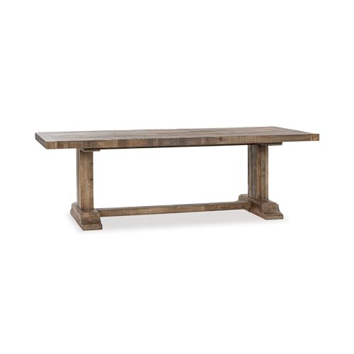 Kosas Home Reclaimed Pine Wood Dining Table in Aged Pine