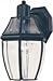 One Light Black Wall Lantern