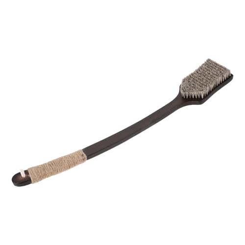 Brosse de douche à long manche pour dos exfoliante et antidérapante