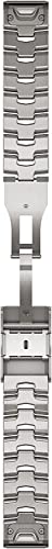 Image of Garmin QuickFit 22 Watch Band - Vented Titanium Bracelet