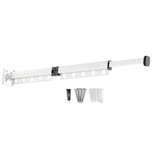 Estante de secado de pared, plegable, para colgar en la pared, para ahorrar espacio, ropa para lavandería