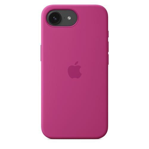 Image of Apple iPhone 16e Silicone Case - Fuchsia 