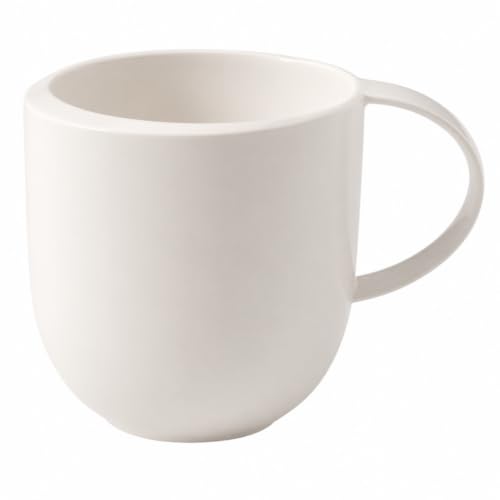 Villeroy & Boch NewMoon Mug with Handle, Creamy White, 10 oz by Villeroy & Boch - Used condition - US$14.67