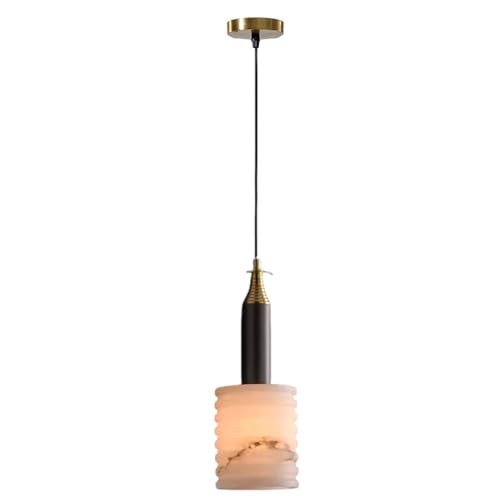 Suspension albâtre blanc style années 50 luminaire suspendu pour salle à manger