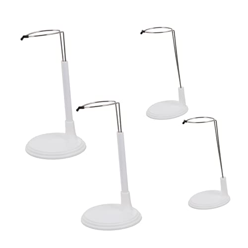 WOONEKY Doll Bracket Lightweight Design 4pcs Doll Stand for Fashion Show for Toy House Organization