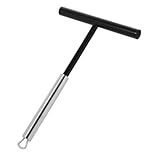 PLAFOPE Distribuidor de Crepes de Acero Inoxidable con Diseño T Espátula Ergonómica para Esparcir Masa Utensilio Práctico para Panadería y Cocina