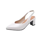 Confort et stabilité tout au long de la journée : Talon bloc épais pour un soutien stable, sangle élastique réglable à l'arrière pour un ajustement sûr - marchez en toute confiance du jour comme de la nuit.