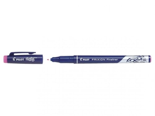 Image of Pilot 4902505560545 FriXion Erasable Fineliner Pink PK12 :: (Office & Stationery > Pens Pencils & Writing)