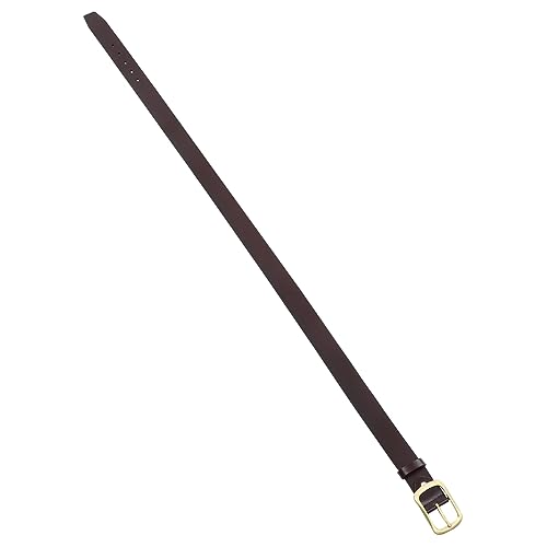 BESPORTBLE Men's Brown Dress Belt Men's Belt Vintage Buckle Comfortable Adjustable for Business Casual