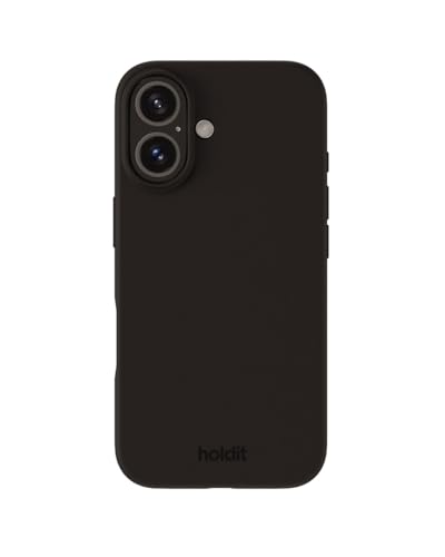 Holdit �X�}�z�P�[�X (iPhone 16 / �X�^�C���b�V���u���b�N) �X�}�z �P�[�X �J�o�[ (�V���R��/���C�����X�[�d�\/���͂ȃO���b�v) iphone�P�[�X iPhone16