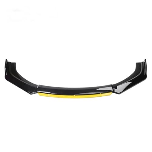 Kit de lèvre de pare-choc avant universel brillant avec diffuseur de spoiler automobile - 4