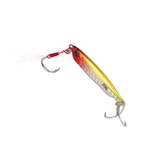 Kunstaas, 20g dubbele haken vissen lokken metaal draagbaar voor meer - Image 3