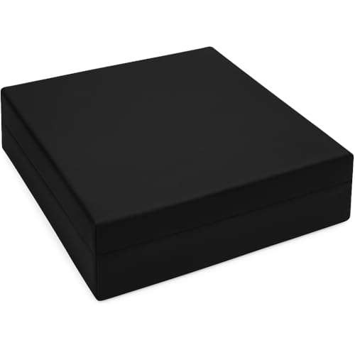 Aeromi® Memory Foam Wheelchair Cushion | Pressure Relief Seat Pad for Back & Hip Pain | 16x18 | 2, 3, 4 Thickness Options | Fits Wheelchairs, Office Chairs & Car Seats (Black, 16x18x4)