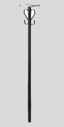 Photo 1 of SOLAR GROUP Mailbox Post Mail Box (PBK), Pack of 1, Black