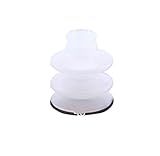 LIAWAYIV 10pcs Vacuum Suction Cup Industrial Grade, Single Layer Robot Pneumatic Accessories Strong BT Silicone Nozzle(White,BT_-40)