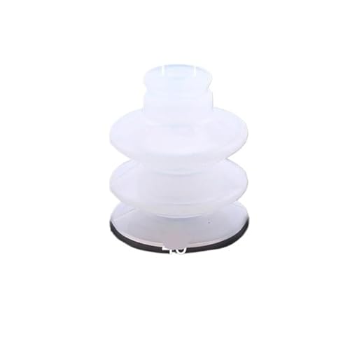 LIAWAYIV 10pcs Vacuum Suction Cup Industrial Grade, Single Layer Robot Pneumatic Accessories Strong BT Silicone Nozzle(White,BT_-40)
