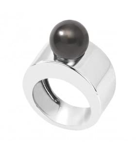 Bague Perle de Tahiti THADÉE argent : finissez-en avec les bagues qui ternissent, taille 48