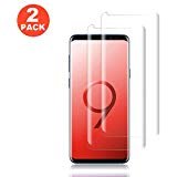 Galaxy S9 Screen Protector [2-Pack],Cafetec [9H Hardness] [Anti-scratches] [Anti-Fingerprint] Tempered Glass Screen Protector Film for Samsung Galaxy S9.