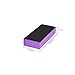 LNAUJS 2 Pack Buffer Block, Professional Manicure Tools Kits, 100/180 Grit, Black Nail Pedicure File and Sanding Buffing Grinding Plisher File