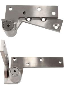 ABH 0195 3/4 Offset Pivot Set Jamb Mounted (Includes 0180 Top & 0195B Bottom) (Satin Stainless Steel, LH)